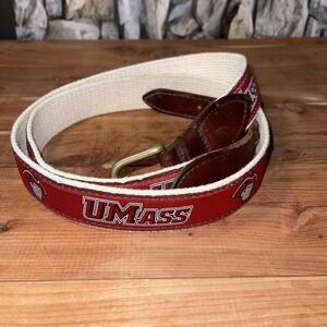 Jardine University Of MASS Belt Massachusetts Size 36 College University
